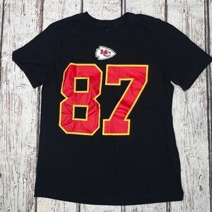 Travis Kelce Kansas City Chiefs NFL Football The Nike Tee Black Tshirt